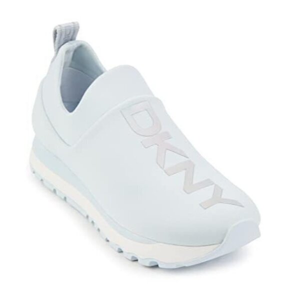 DKNY Bnwot Light Blue Slip On "Jaydn" New Lightweight Sneakers - Picture 1 of 8